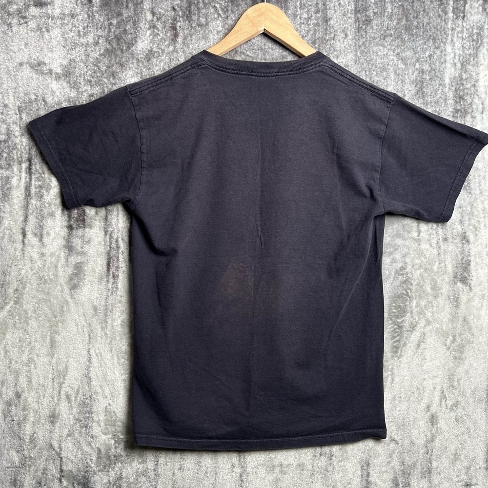 Vintage Y2K 2007 Bob Marley Black Pot Leaf‎ Graphic Tee Shirt Smoking Rasta M - Picture 6 of 7